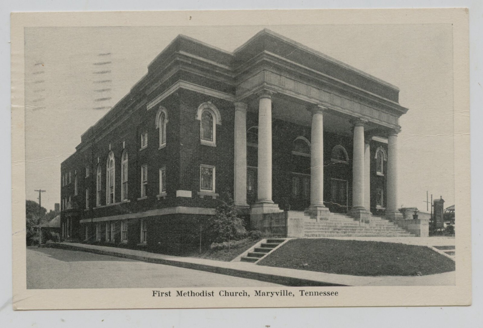 Vintage Postcard - Maryville, Tennessee - First Methodist Church