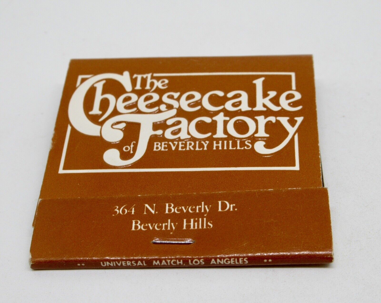 The Cheesecake Factory Restaurant of Beverly Hills California FULL Matchbook