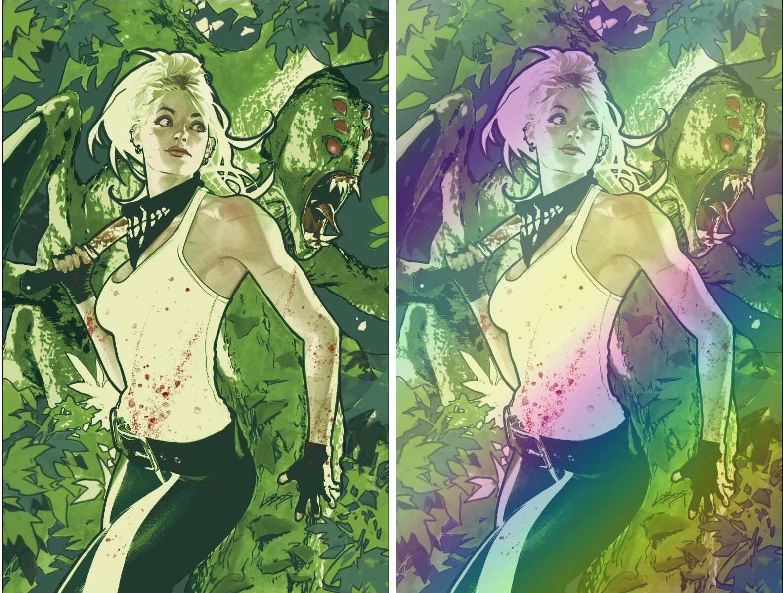 SOMETHING IS KILLING THE CHILDREN #35 (LOBOS EXCLUSIVE FOIL/VIRGIN SET) SIKTC