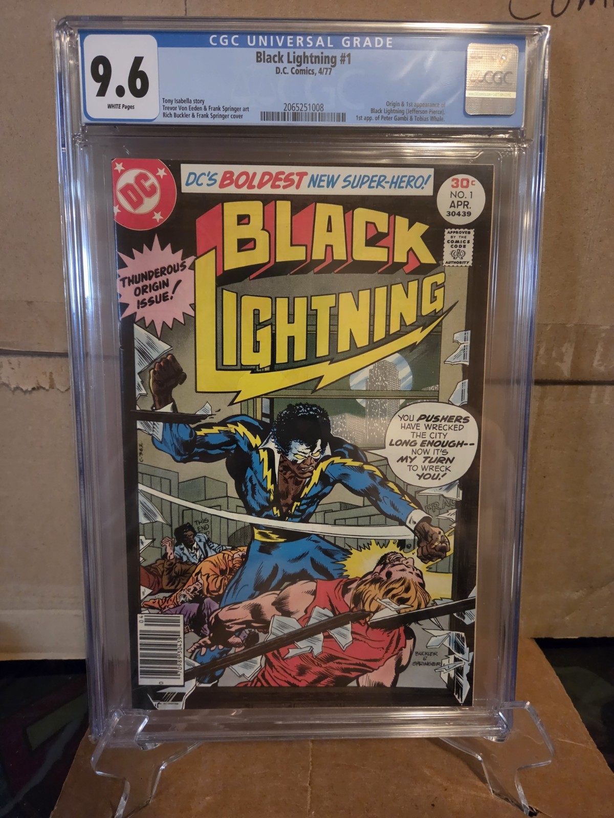 Black Lightning #1 CGC 9.6 WP 1977 1st App. Beautiful Copy
