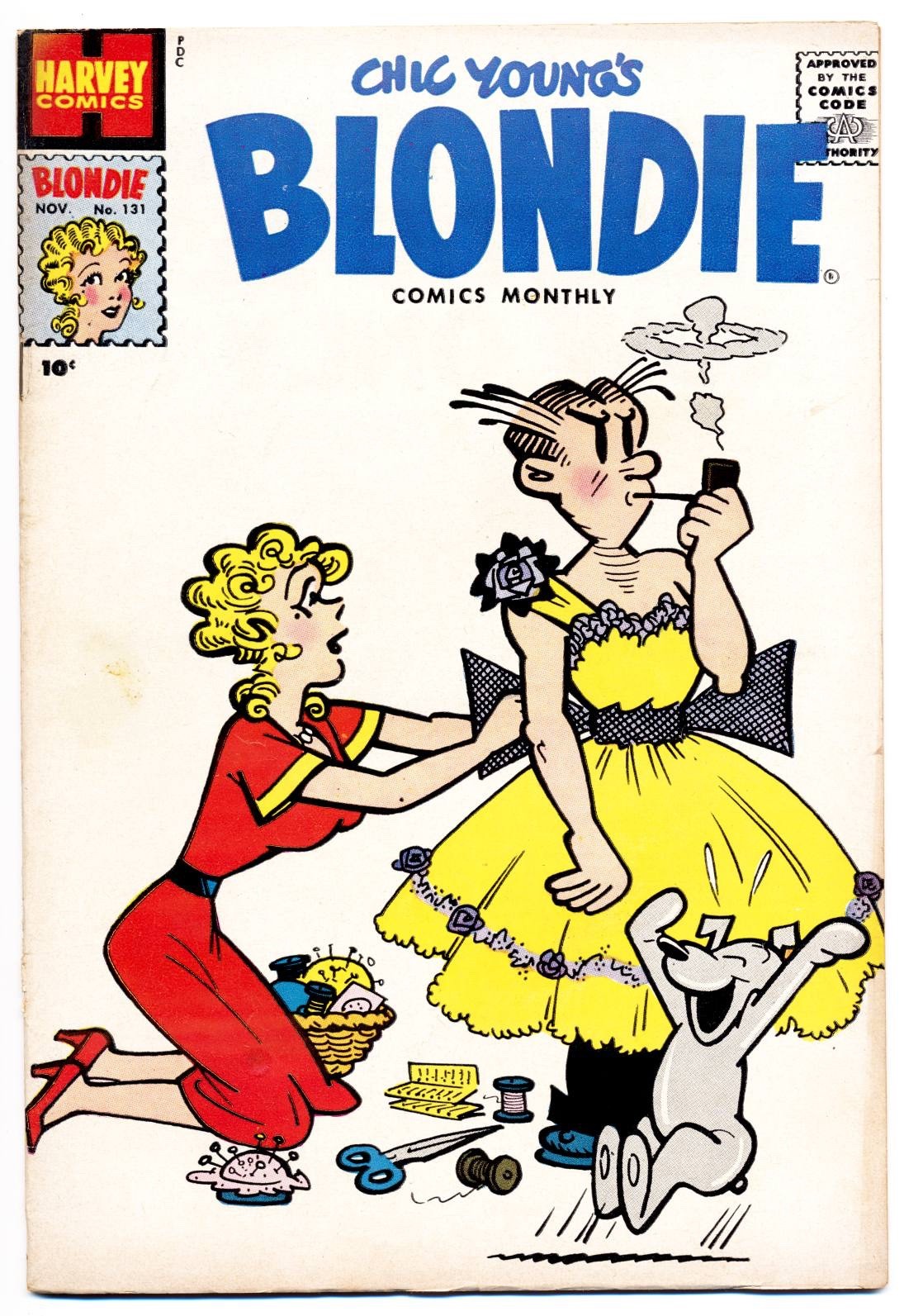 Blondie Comics Monthly #131 VG, and Dagwood, Harvey Comics 1959
