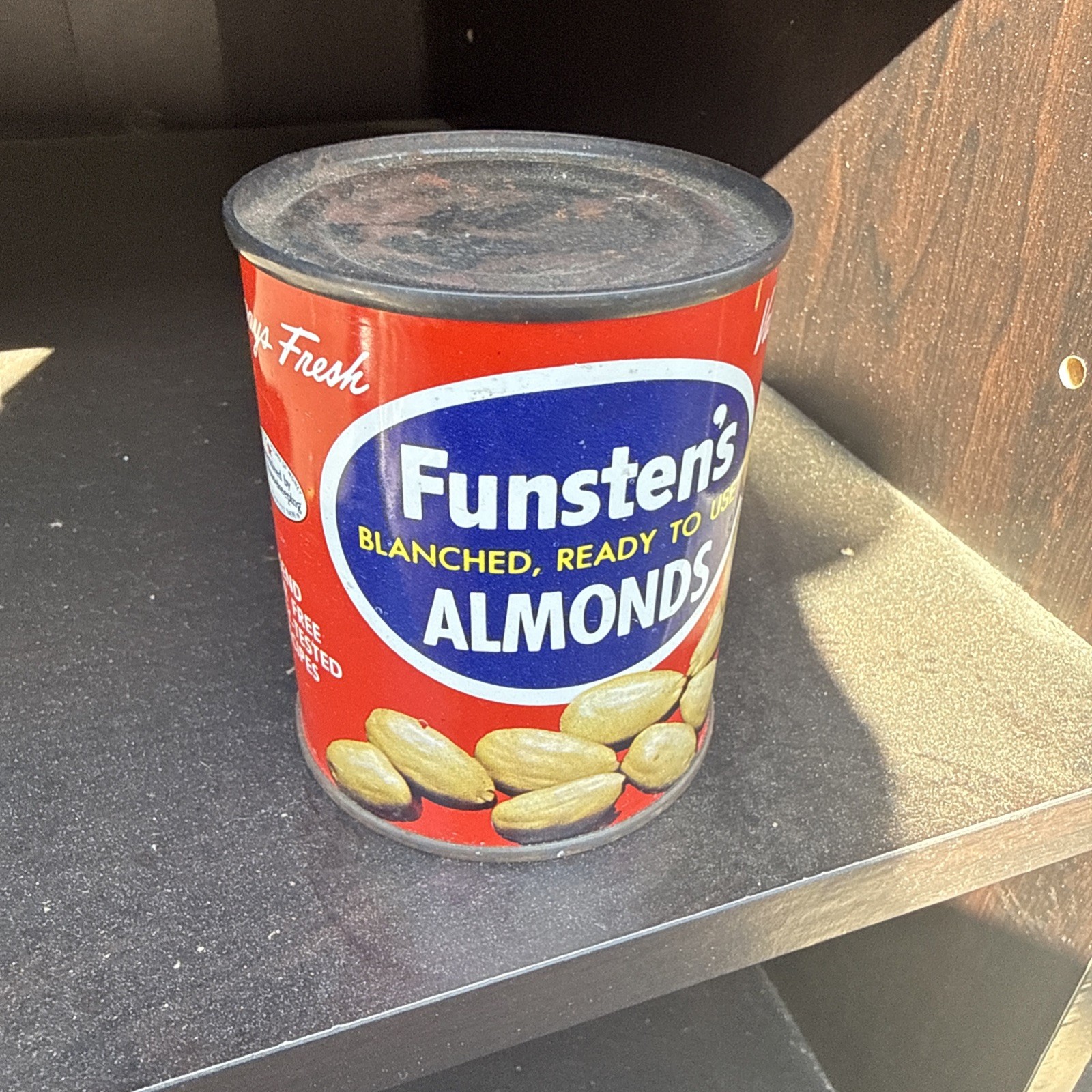 vintage Funsten\'s Blanched, Ready to Use Almonds