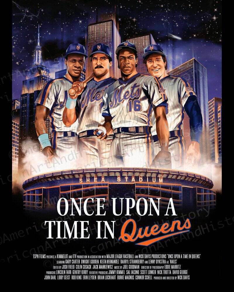 Once Upon A Time in Queens Movie Poster Photo Print 1986 Mets Gooden Strawberry