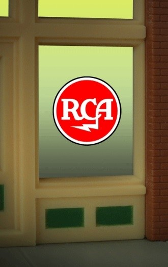 O/Ho Rca Window Sign