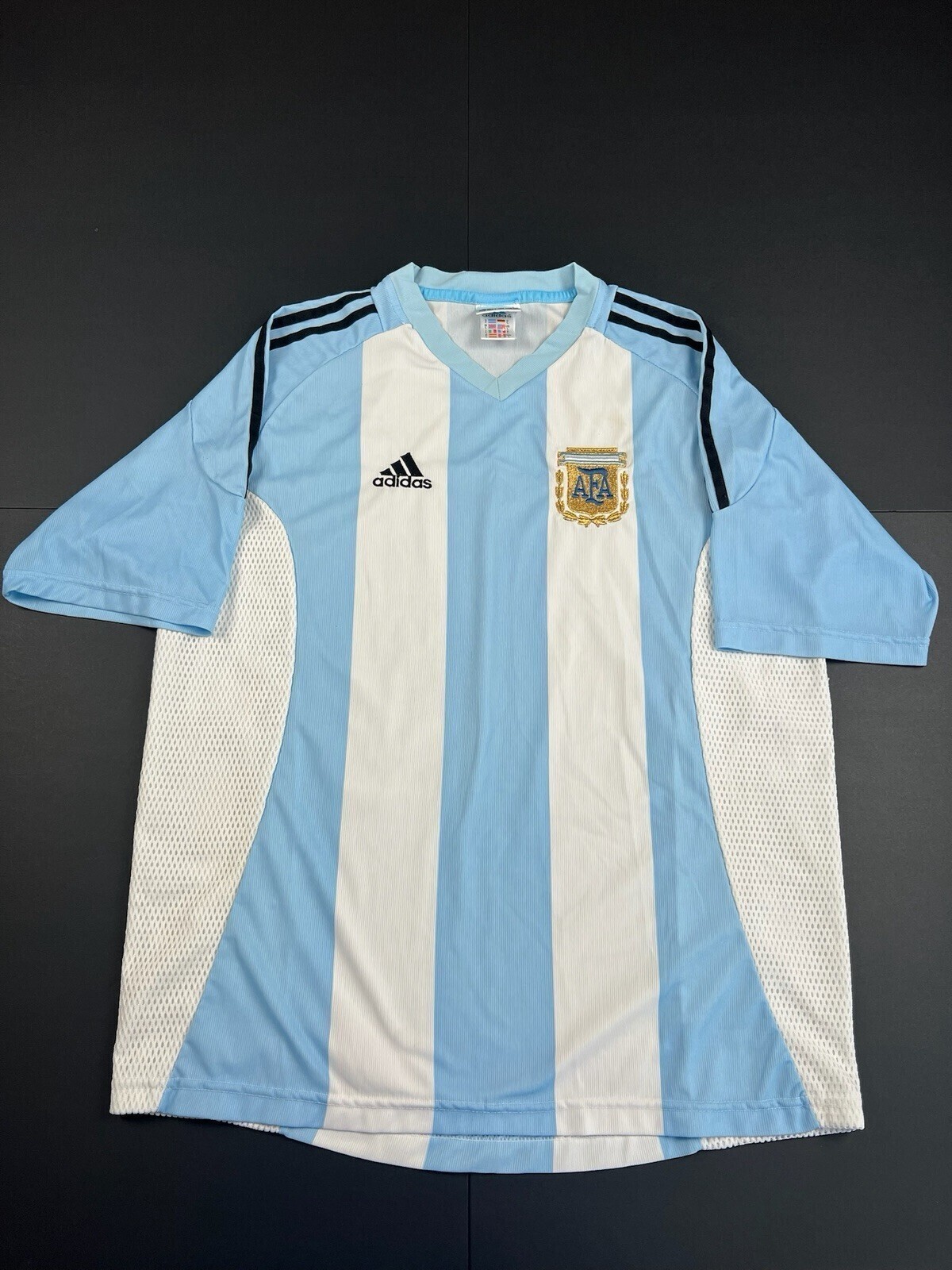 Authentic Original Adidas Argentina 2002 Home Shirt Men Large L (1985)