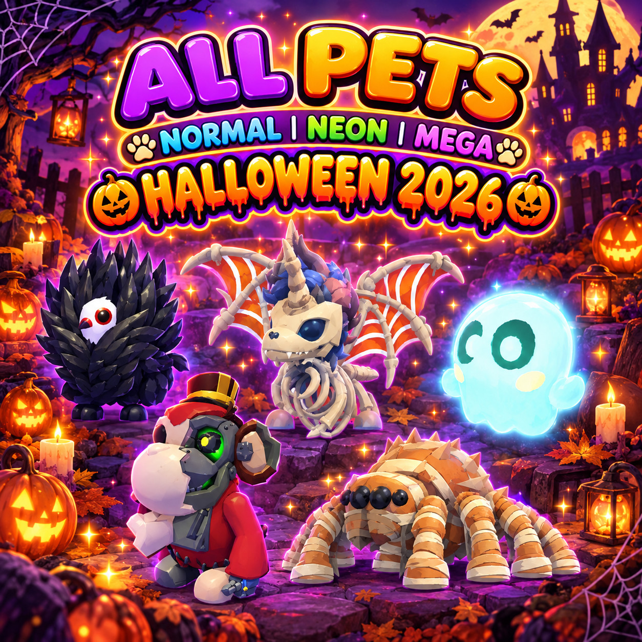Halloween 2026 🎃 Skelicorn, Jumpscare, Mummy Spider | Adopt | SAME DAY DELIVERY