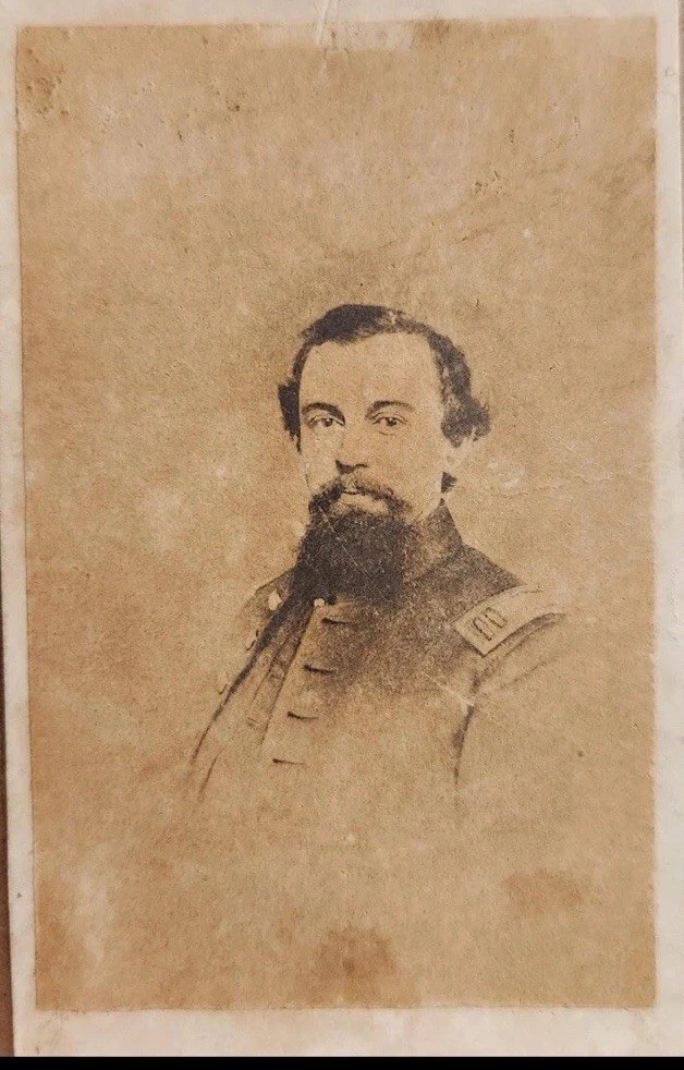 ID’d 5th Michigan Cavalry Civil War CDV Wounded Gettysburg Battle Custer Photo 