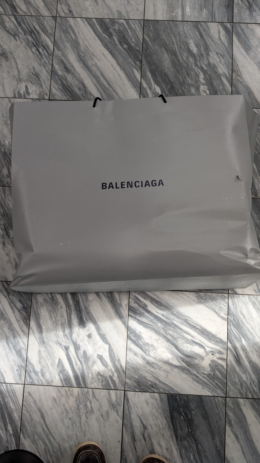 RARE Balenciaga Jumbo Logo Shopping Bag Tote 25