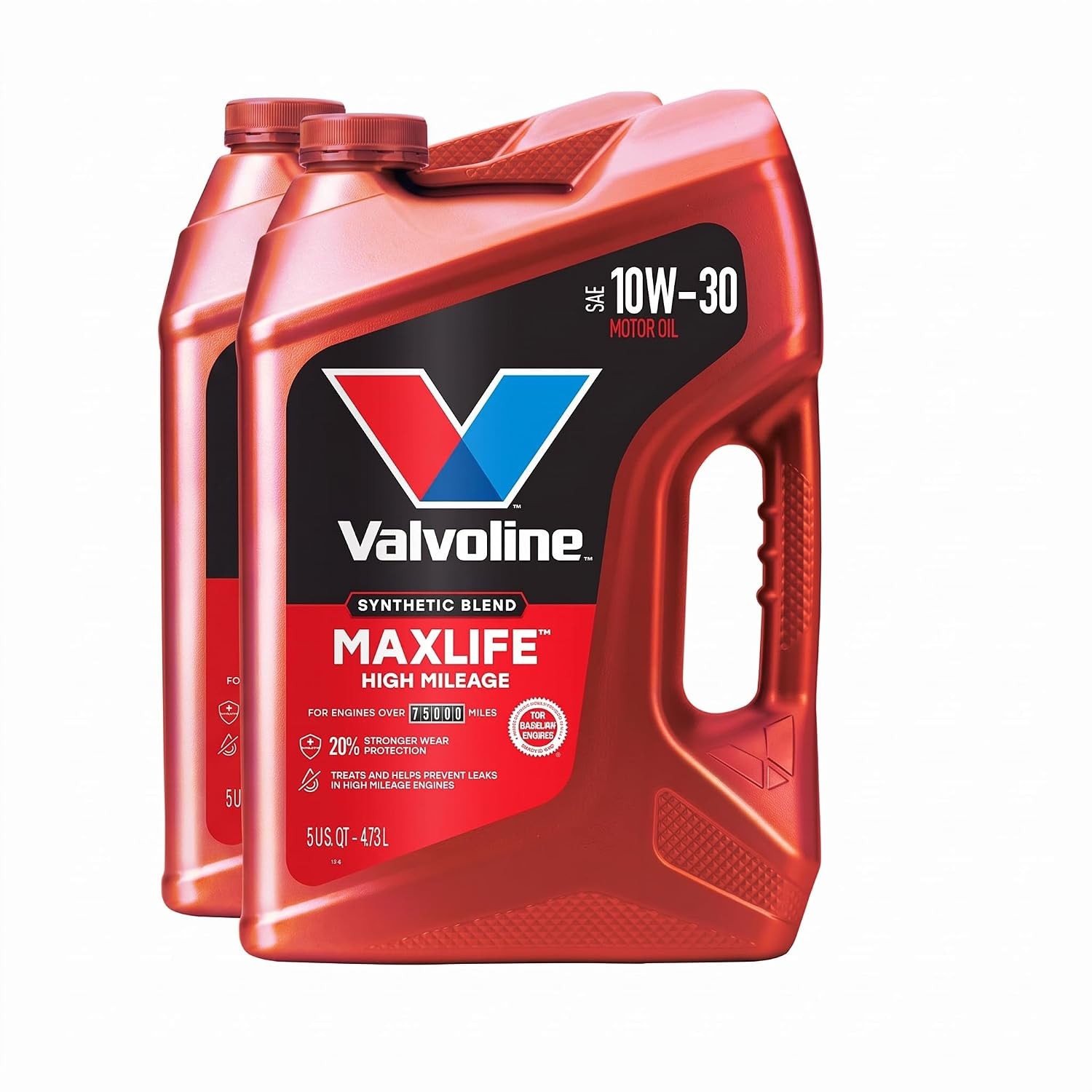 Valvoline High Mileage with MaxLife Technology 10W-30 Synthetic Blend Motor Oil