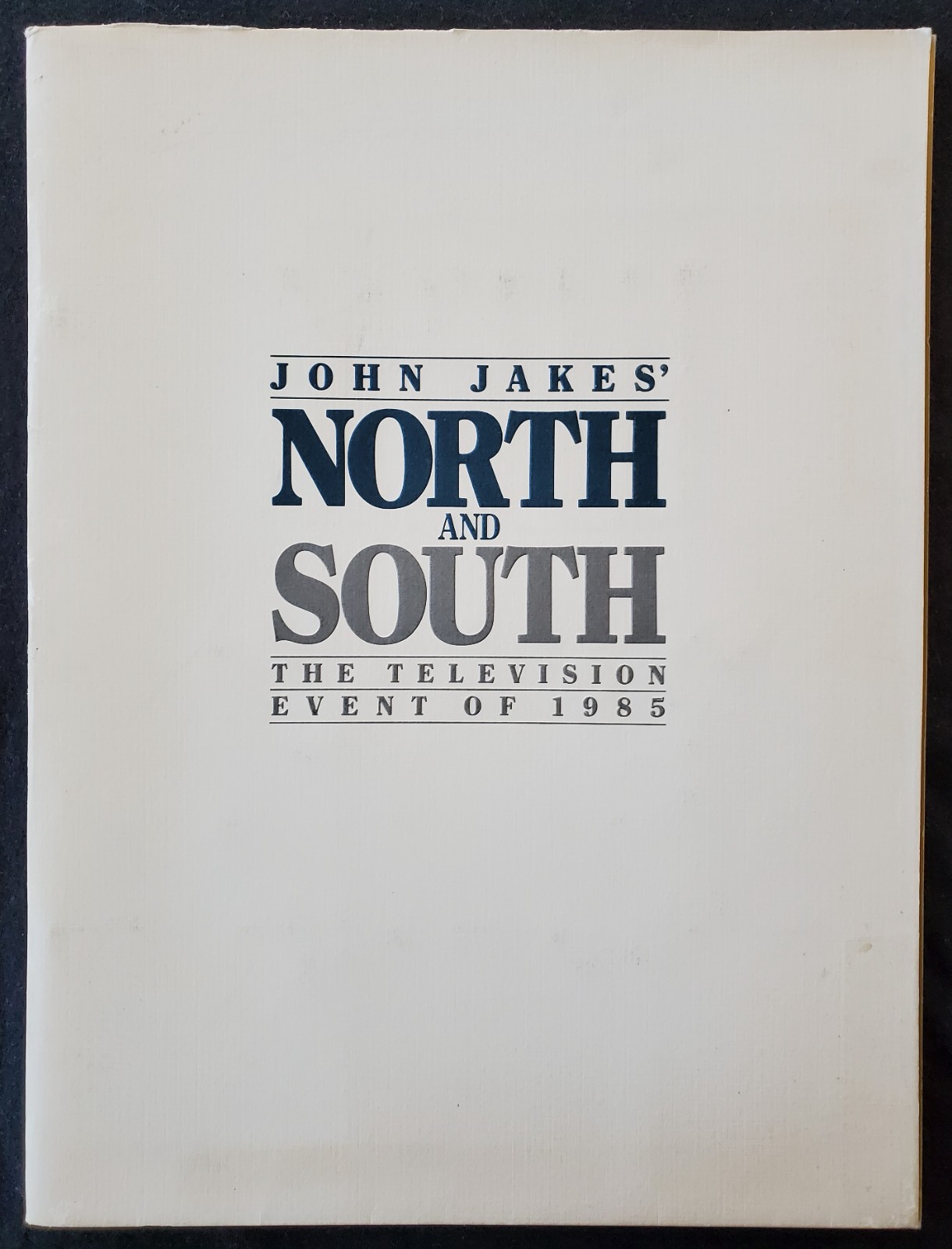 1985 Swayze Downs Alley Taylor Kelly North & South ABC TV NY Press Folder w Book