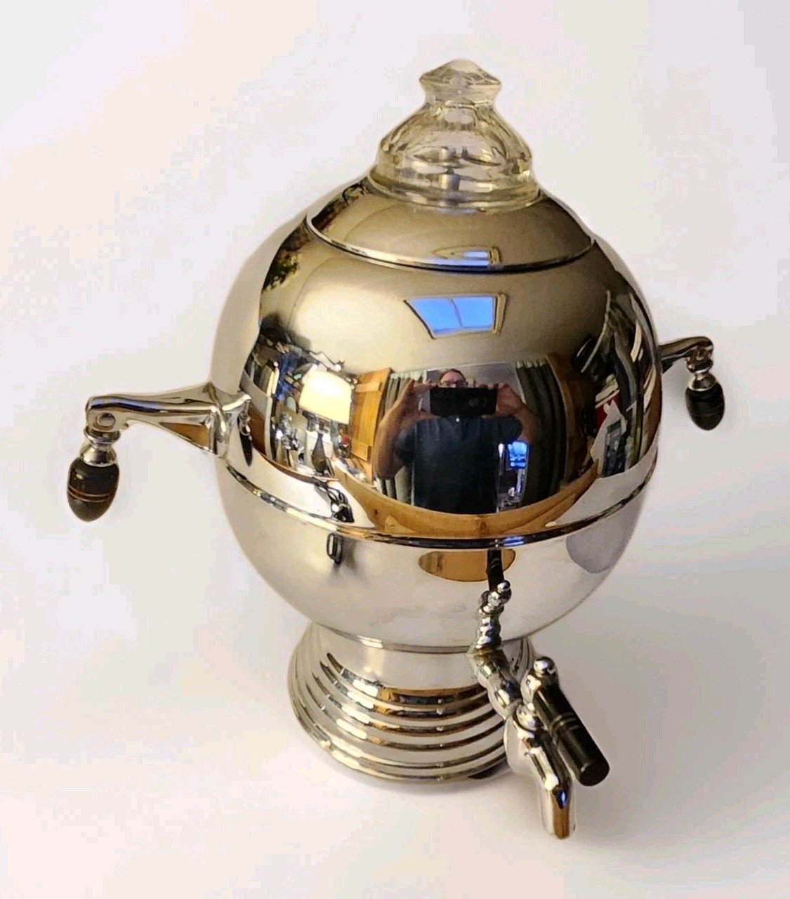 Vintage Keystonwear No. C6508 Electric Coffee Percolator With Bakelite Handles 