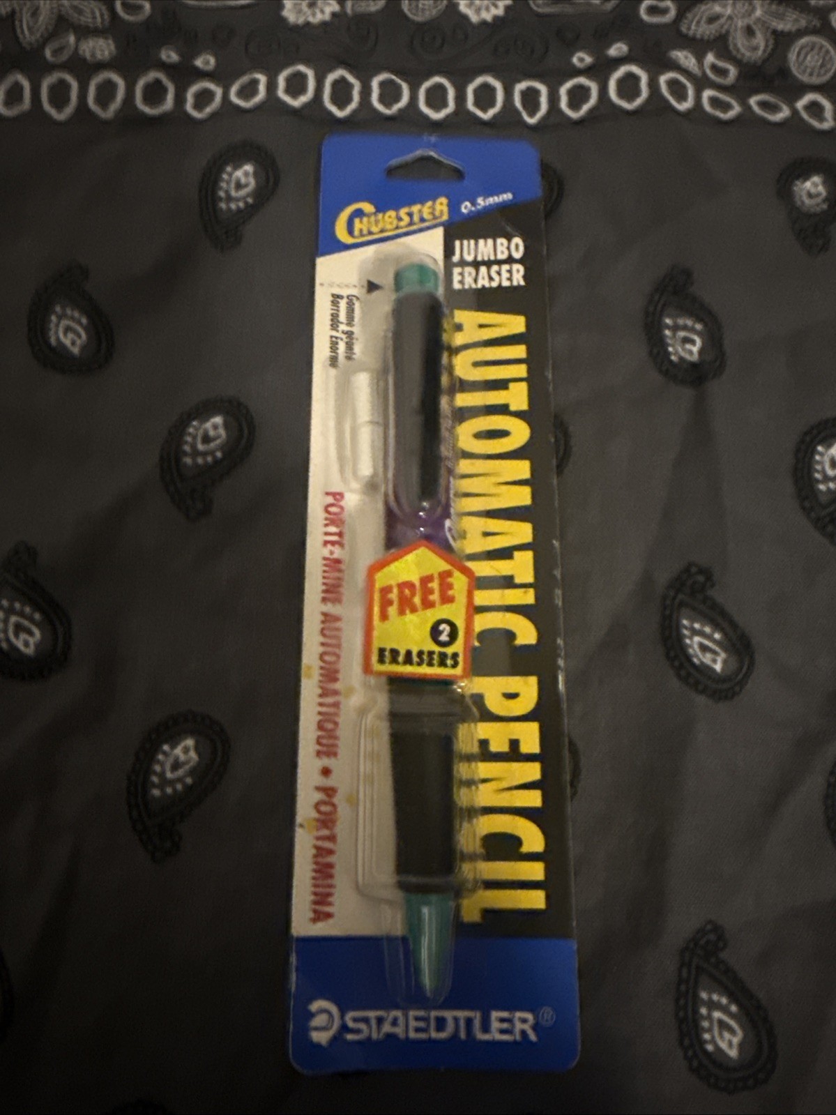 Discontinued retro STAEDTLER chubster 9710-BLK mechanical pencil New In Package