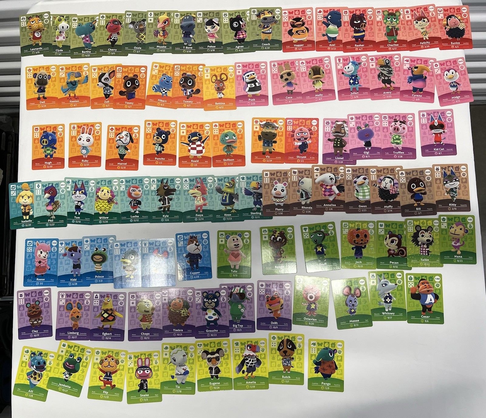 Animal Crossing Amiibo Cards Lot 90+ Series 1 2 Bulk Foil SP Switch New Horizons
