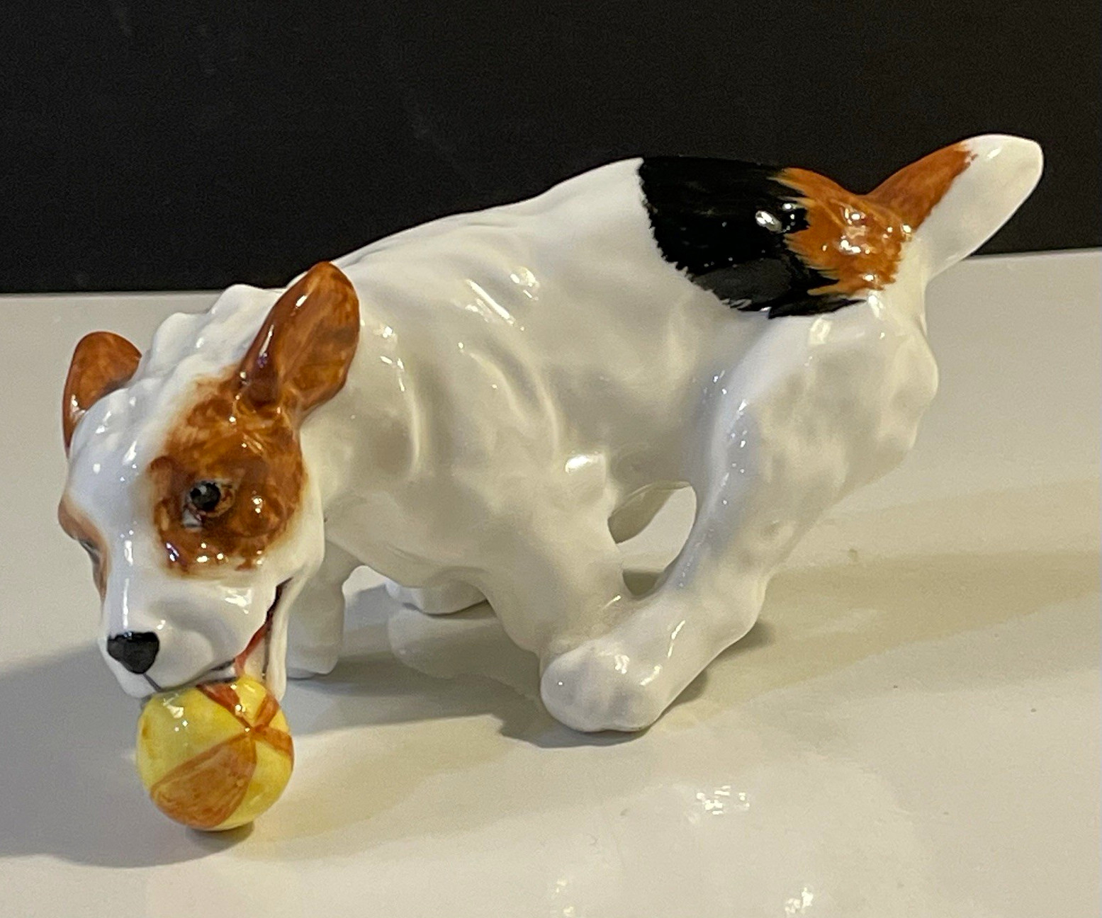 Vintage Royal Doulton Jack Russell Terrier Figurine HN 1097 Near Mint England