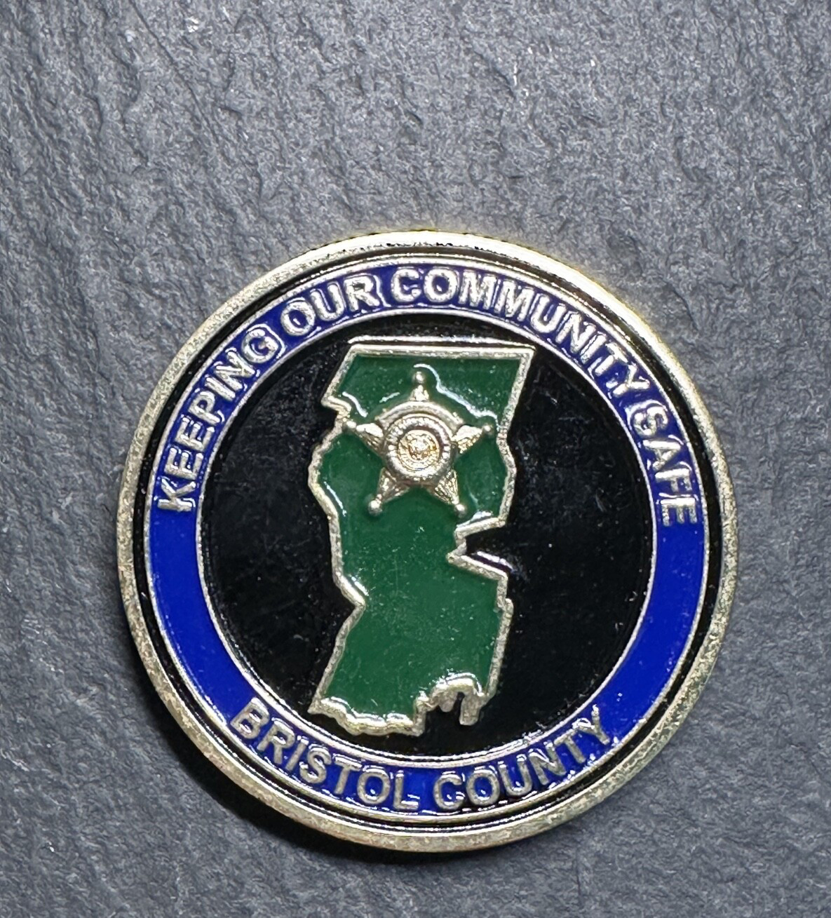 BRISTOL COUNTRY SHERIFF\'S OFFICE THOMAS HODGSON CHALLENGE COIN G808