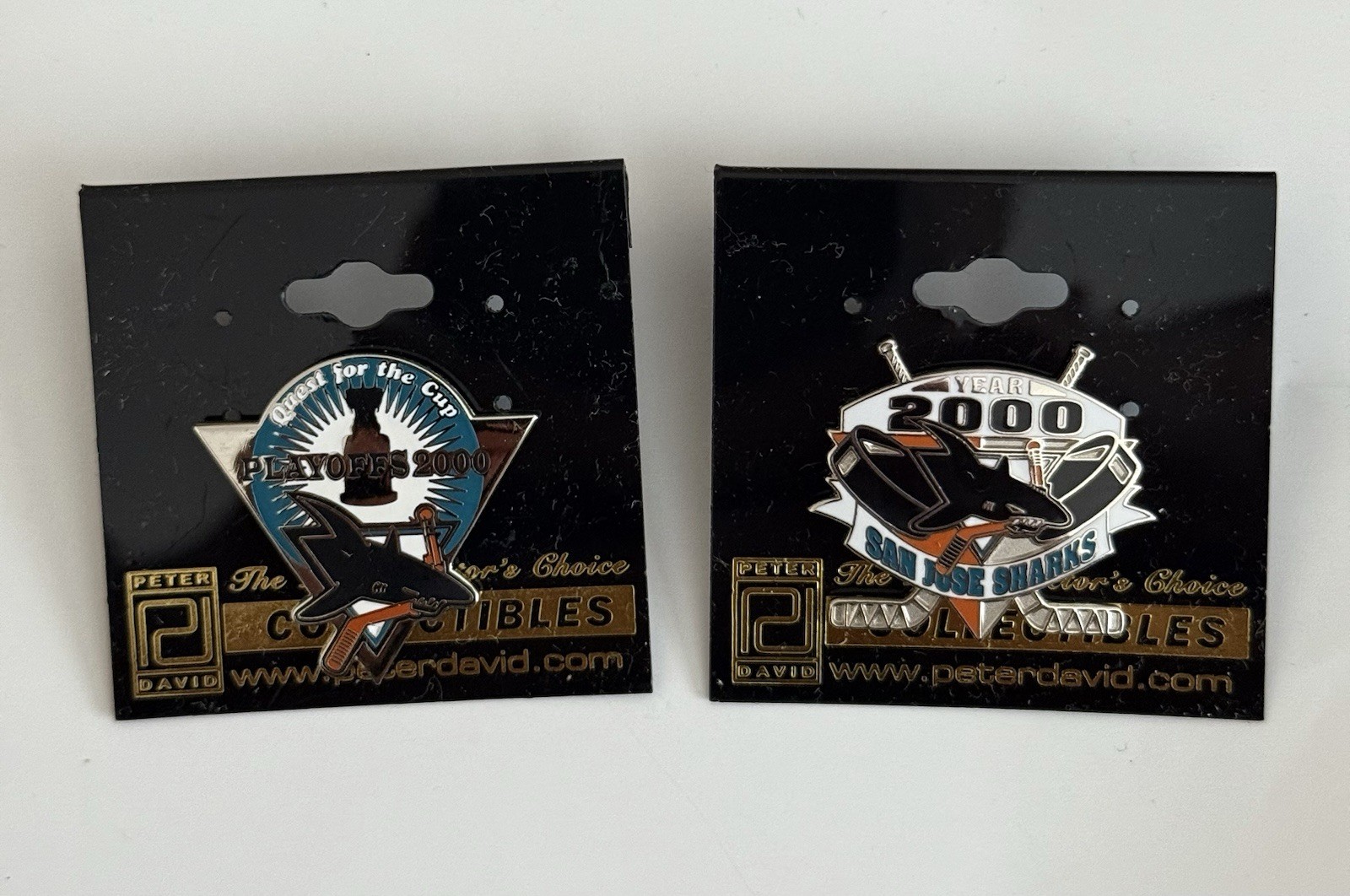 San Jose Sharks Pins 2000 Playoffs Team Logo NHL Hockey Quest for the Cup