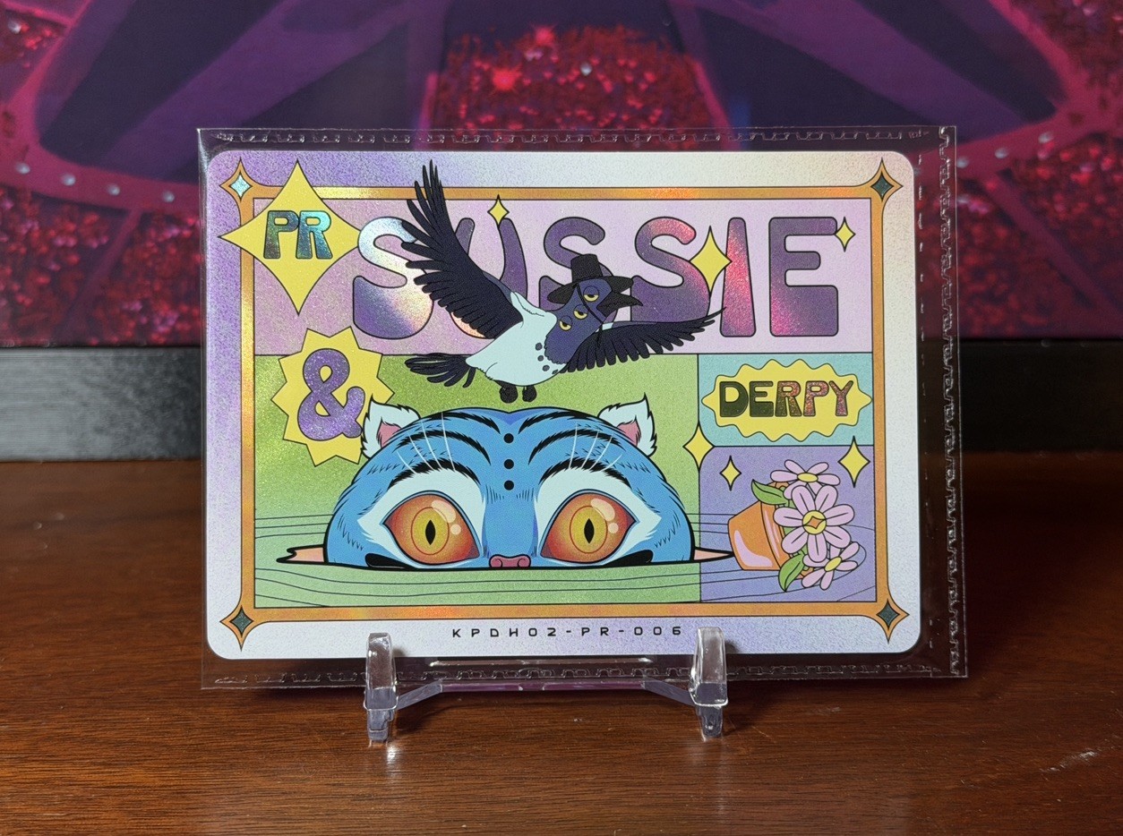 NYCC 2026 Exclusive Kayou Kpop Demon Hunters Sussie & Derpy Promo Card Sealed NYCC 2026 Exclusive Kayou Kpop Demon Hunters Sussie & Derpy Promo Card Sealed