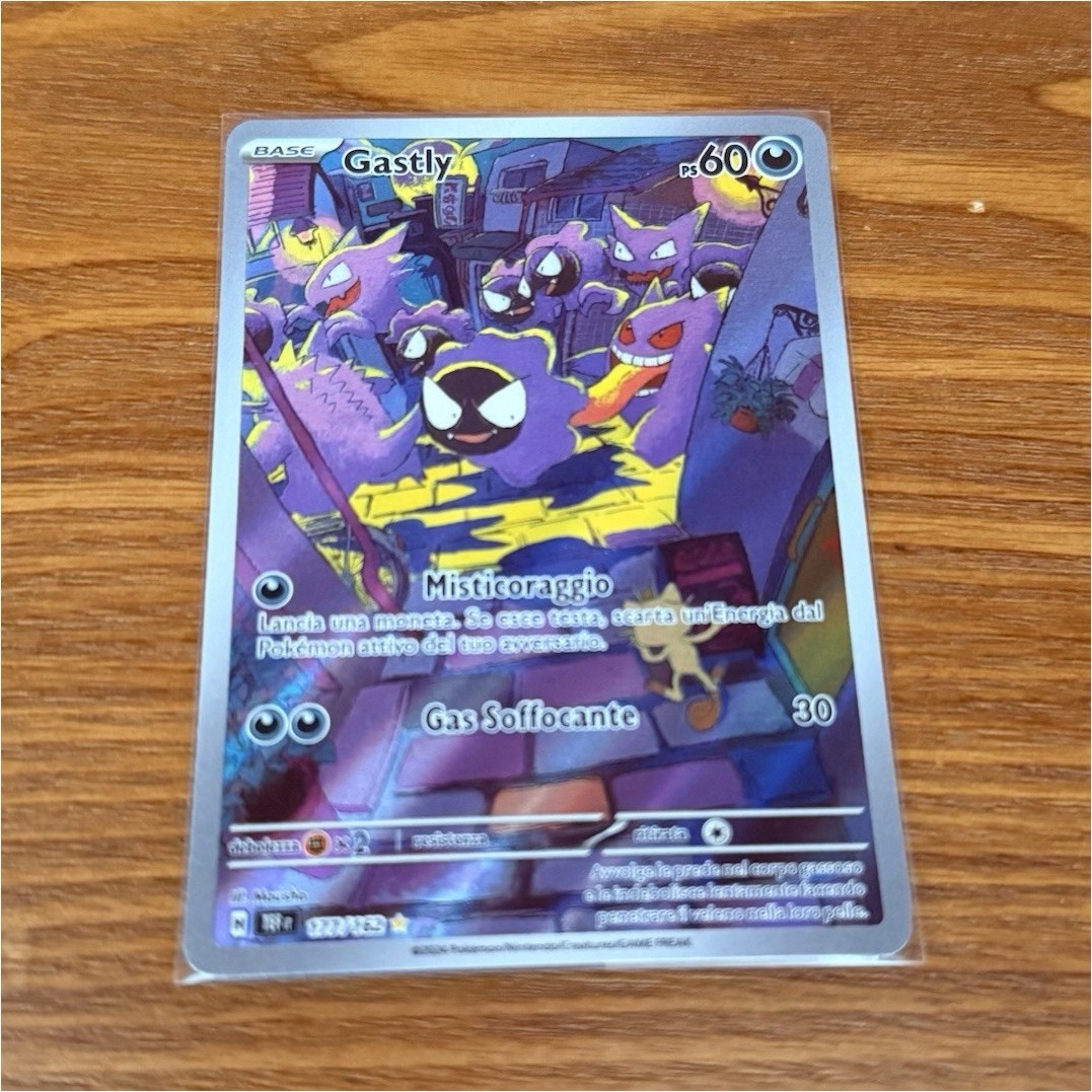 Gastly 177/162 Cronoforze ITA - Illustration Rare TEF 177 Pokemon Near Mint