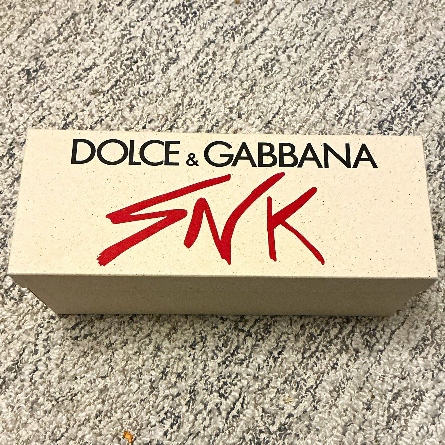 Authentic Dolce & Gabbana Men’s Black Logo Rubber Slide US 10