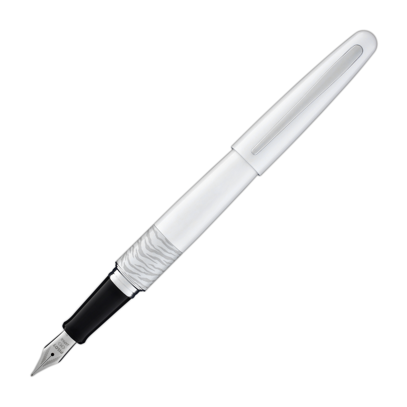 Pilot Metropolitan Animal Fountain Pen in Matte White - Tiger - Medium Point NEW