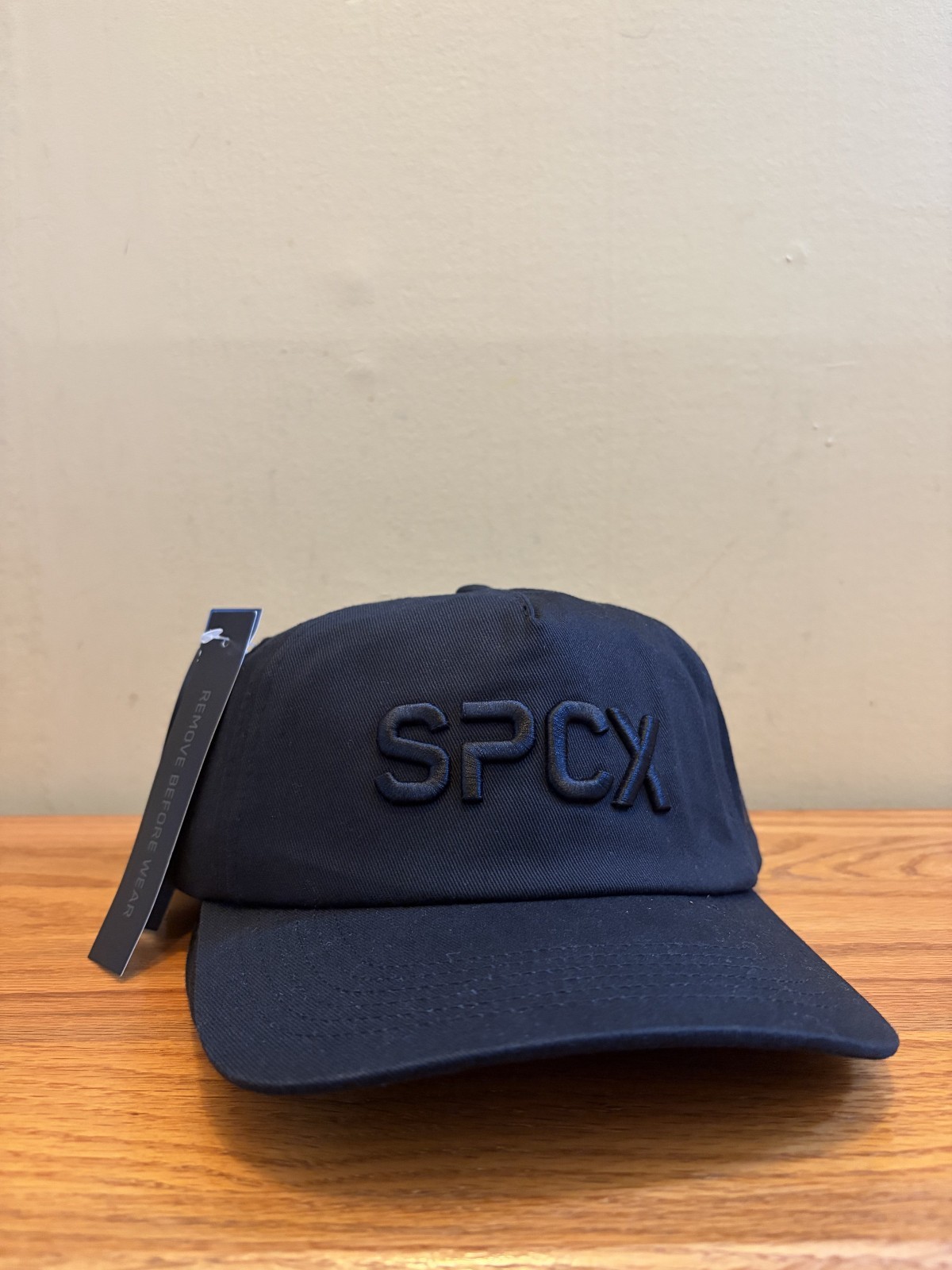 Official SpaceX SPCX IPO Launch Party Black Snapback Cap Brand New with Tags