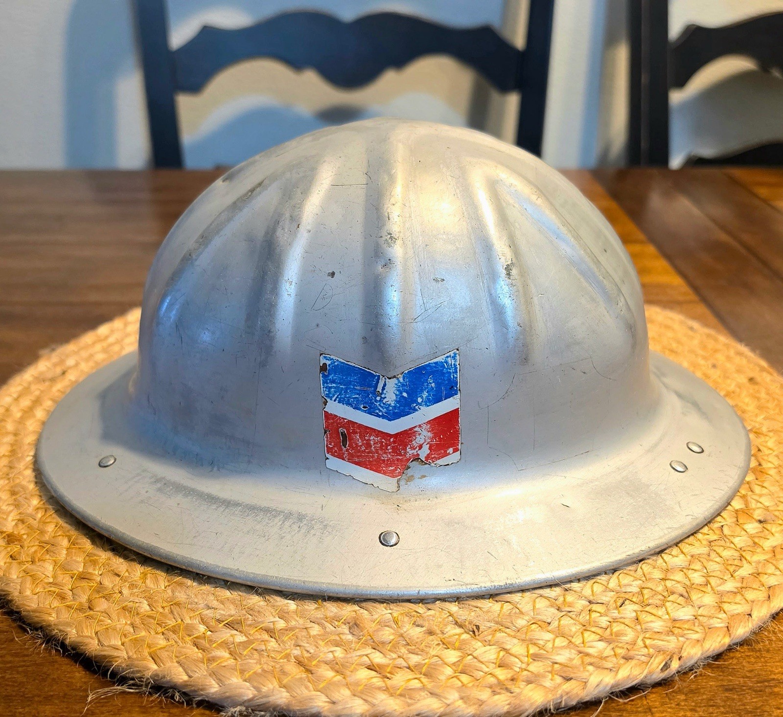 Vintage Standard Oil Company Western Well Service Hard Hat Helmet Los Angeles