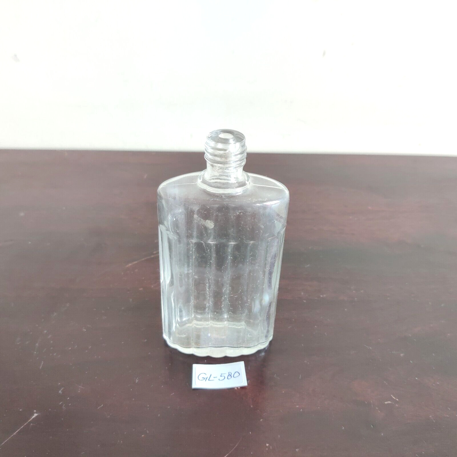 1930s Vintage Balenciaga Clear Glass Perfume Bottle France Old Collectible GL580