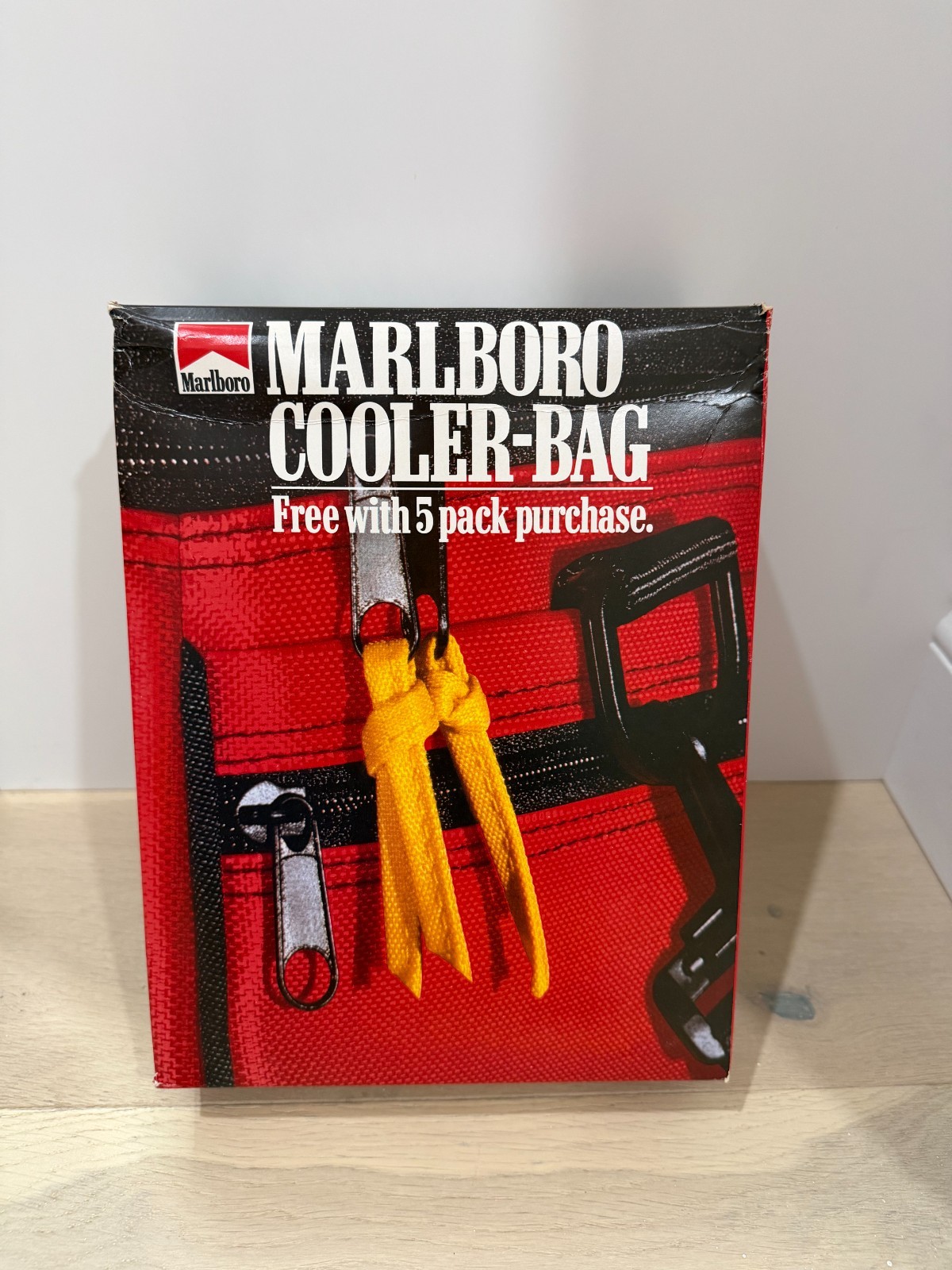 Vintage 1990s Marlboro Soft Sided Insulated Cooler Bag
