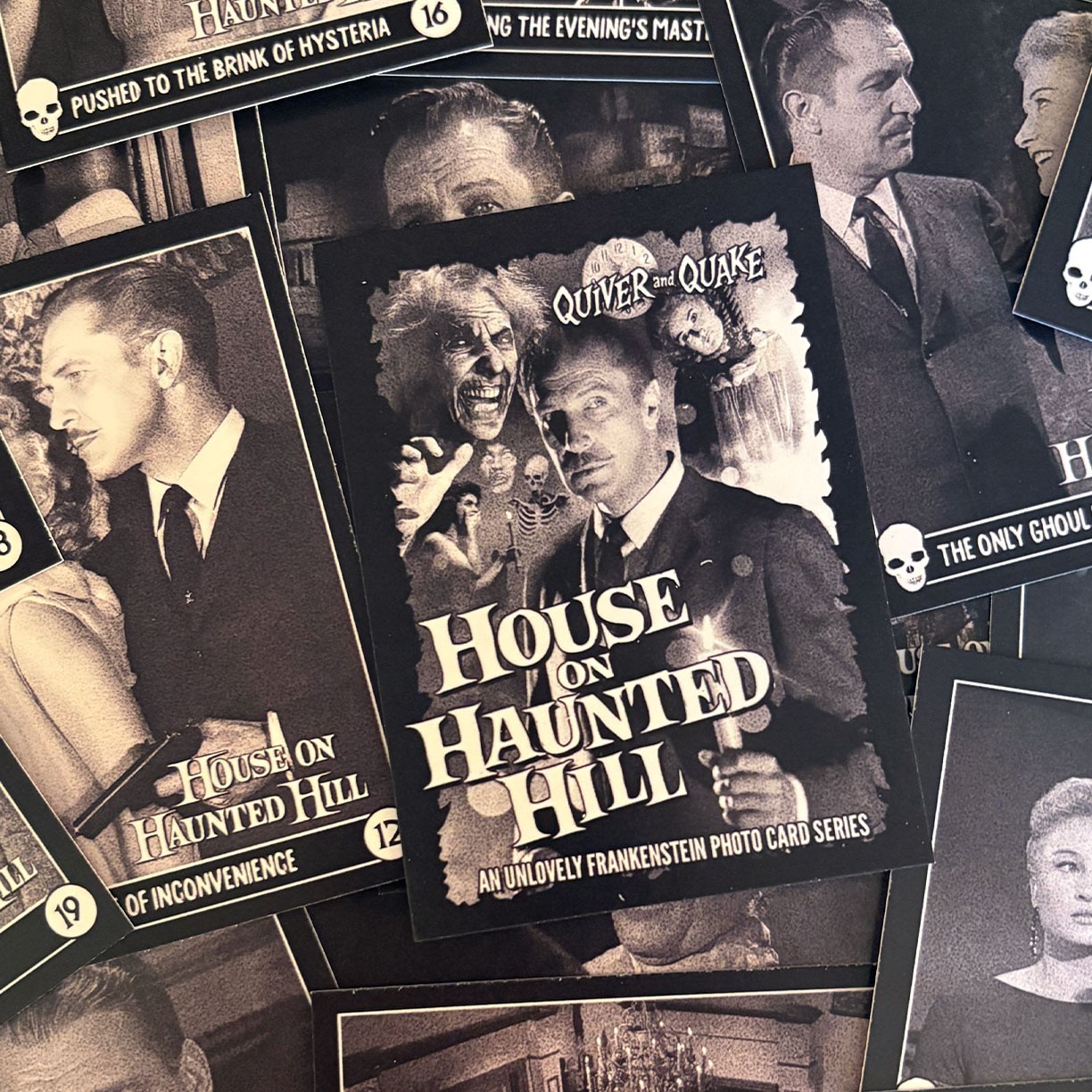 House on Haunted Hill | Custom set of 48 trading cards