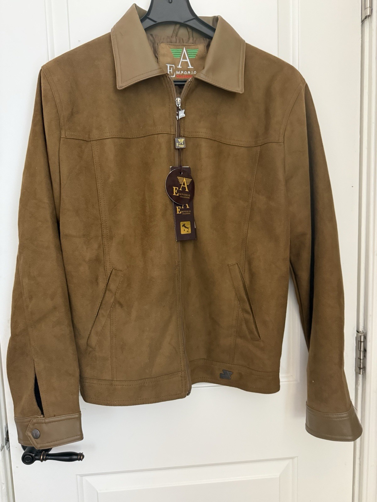 Authentic Armani Emporio Men’s Brown Jacket Size M Italy NWT