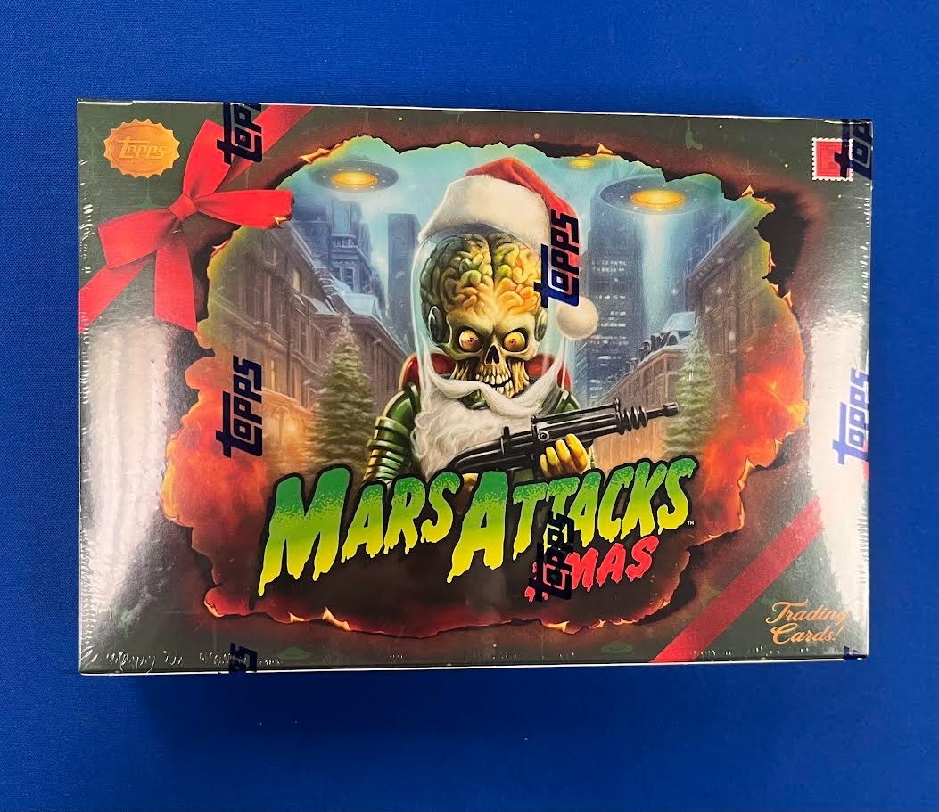 2026 TOPPS MARS ATTACKS XMAS CHRISTMAS HOBBY BOX (50 Cards) Brand New Sealed 