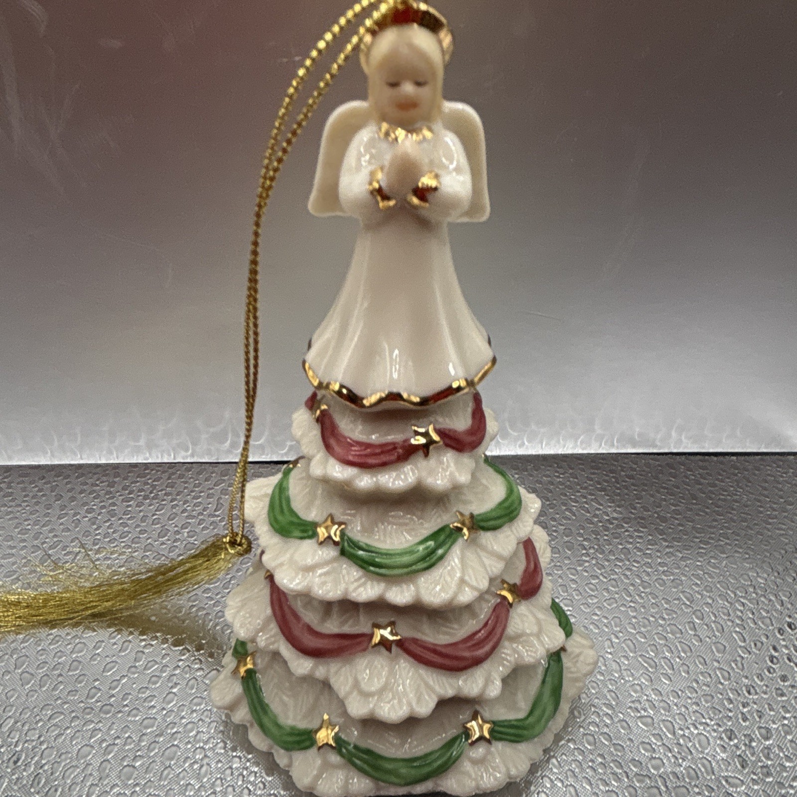 VTG Lennox Christmas Tree Angel Ornament 2003 Open Box