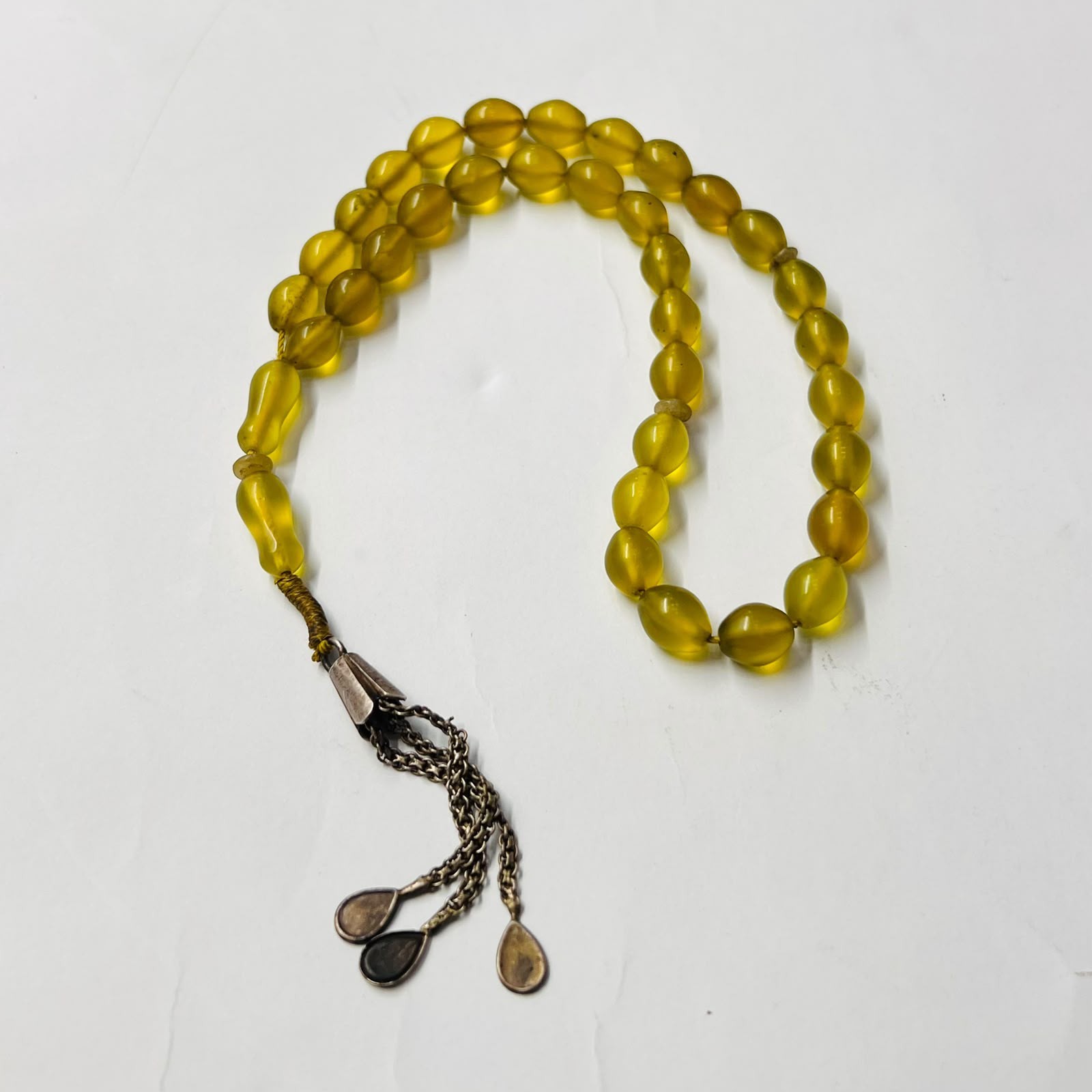 Natural Afghan Shah Maqsood Tasbih 33 Beads 30g Handmade Islamic Prayer Beads