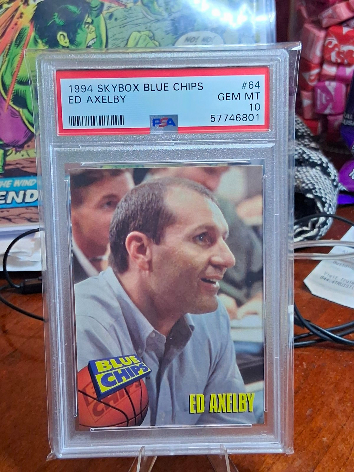 1994 SkyBox Blue Chips Al Bundy Ed O'Neill RC #64 PSA 10 GEM MT POP 1 Non sports