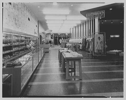Levittown Long Island New York Holly Stores Interior 1951 Department Store
