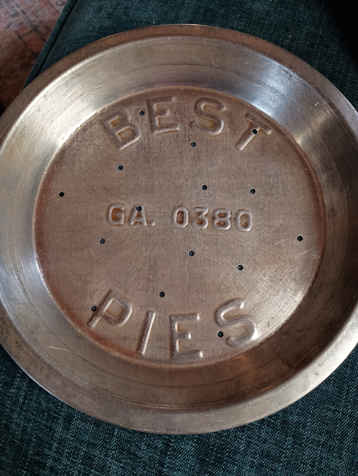 Lot Vint. Antique Pie Tins 2 -8\
