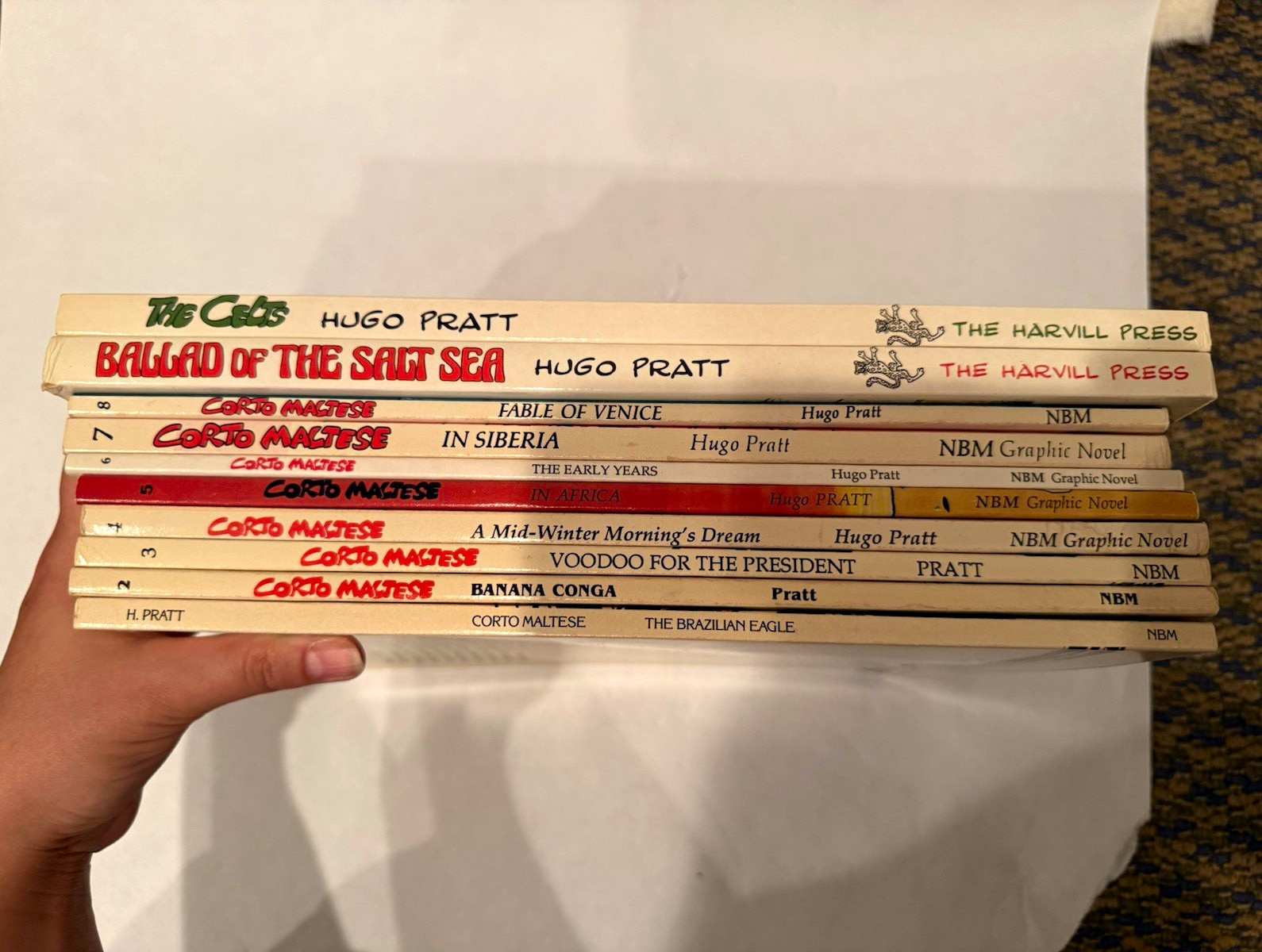 Hugo Pratt Corto Maltese Series Comic Book Lot English Color NBM Graphic Novels