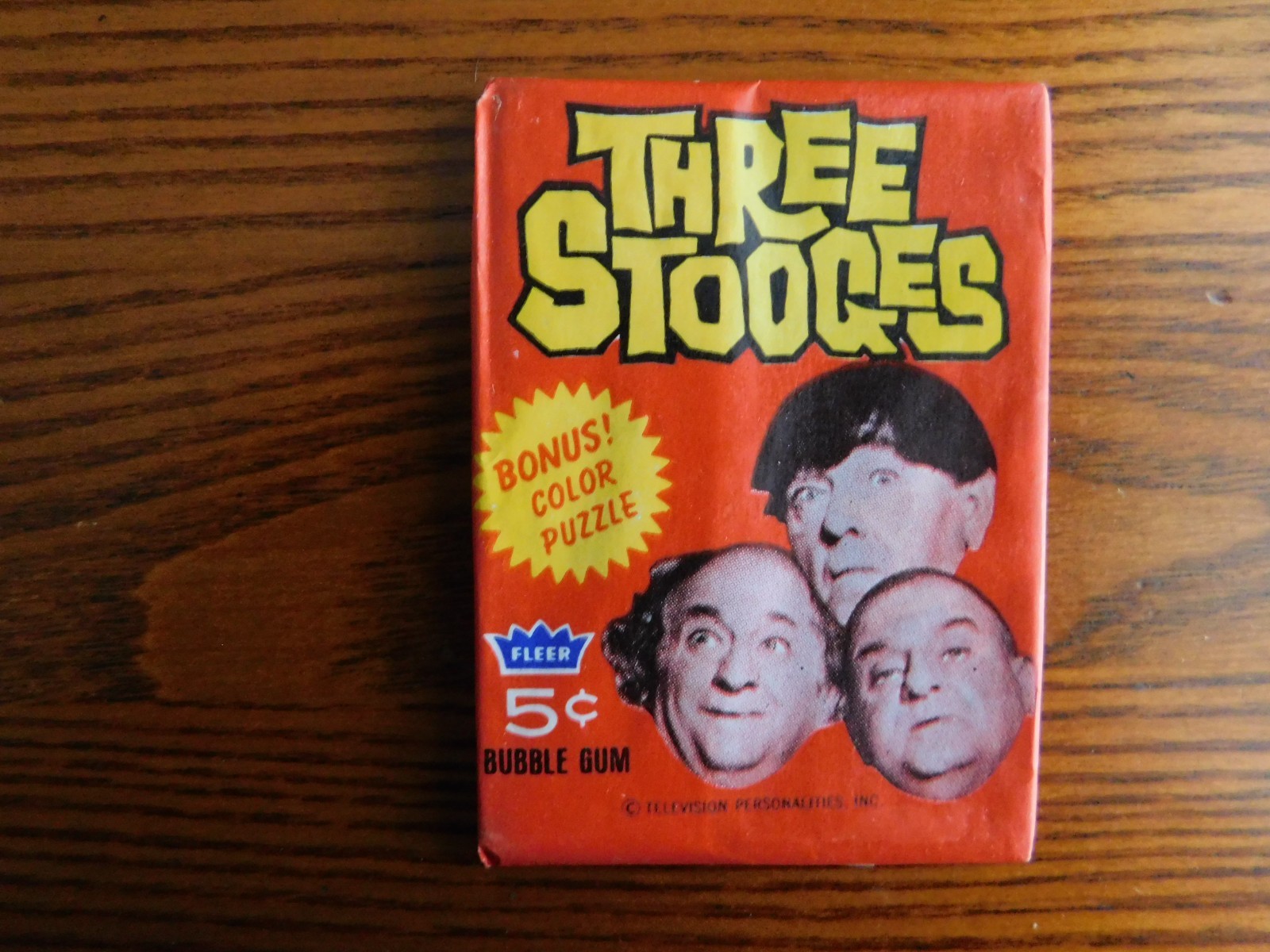 Rare Vintage 1966 Fleer THREE STOOGES Factory Sealed Unopened 5 cent Wax Pack