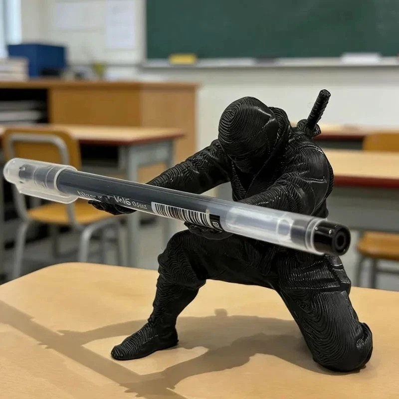 3D Printed Cool Organizer Ninja Pen Holder Miniature Pen Stand