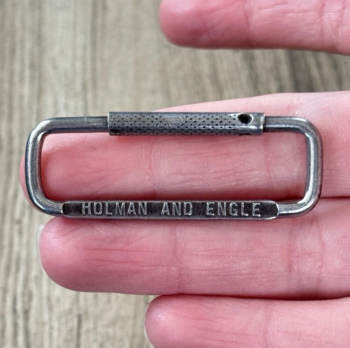 Vintage Holman And Engle Phoenixville Advertising Keychain Key Ring