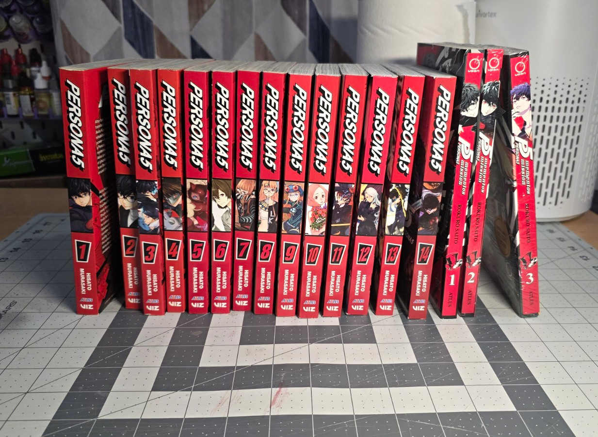 Persona 5 Manga Lot Vol 1-14 + Mementos Mission Vol 1-3 Softcover English
