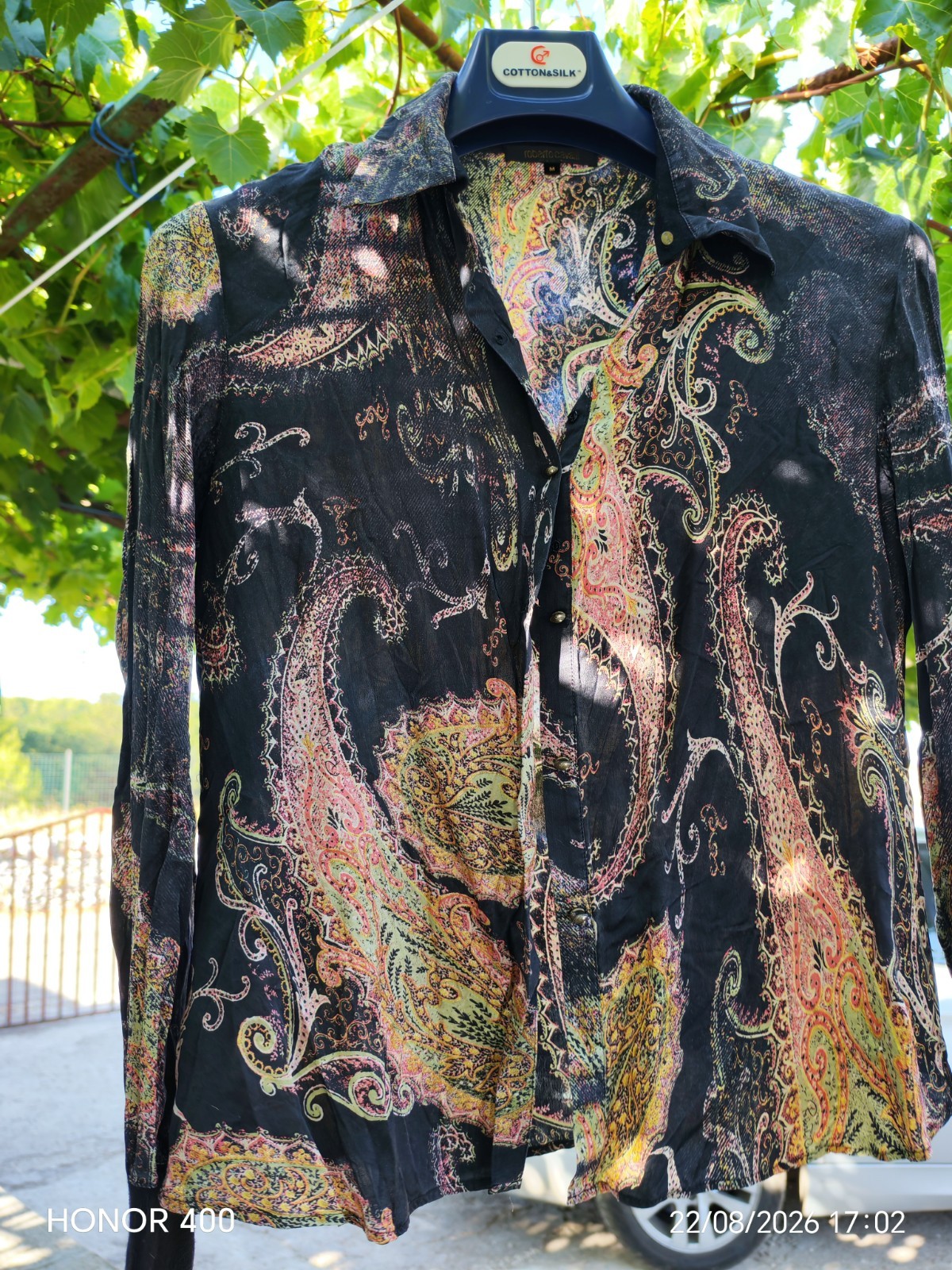 Vintage Roberto Cavalli Silk Suit - Paisley Print - Size 42