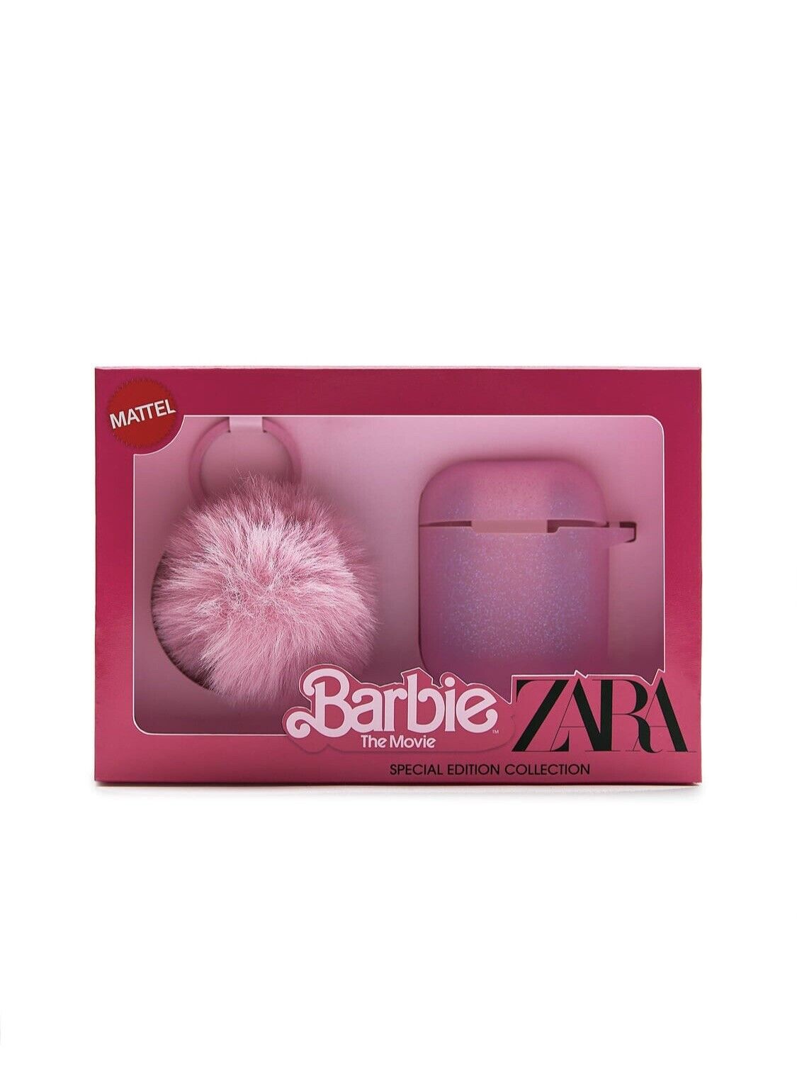 ZARA x Barbie The Movie AirPod Case & Fob-New In Box- Perfect Barbie gift