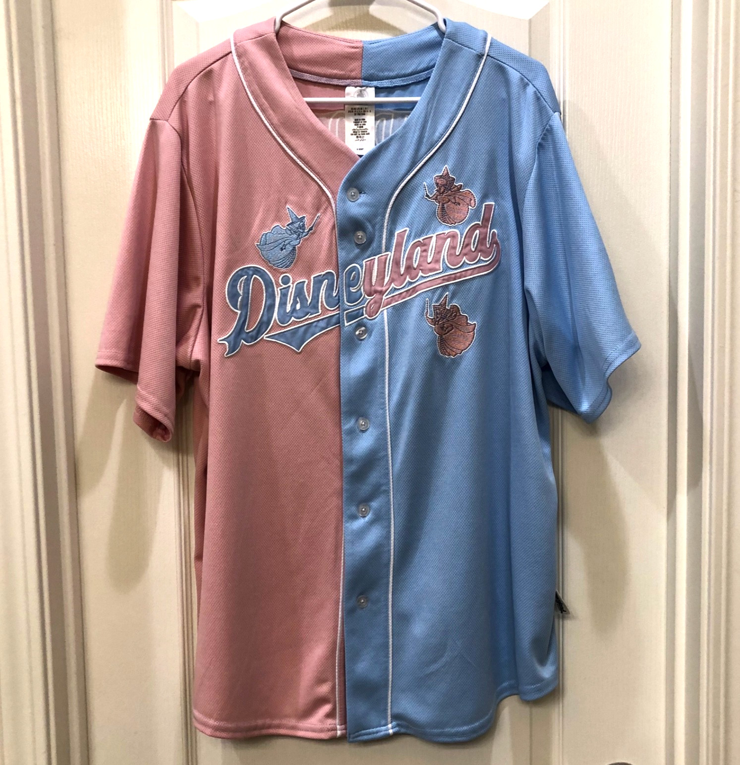 NWOT Disney Resort Disneyland Aurora Princess Baseball Jersey Sleeping Beauty Lg