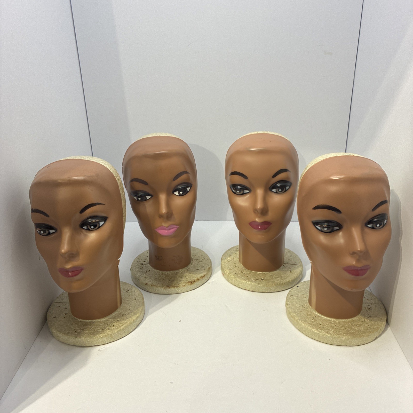 Vintage 1963 Mannequin Styrofoam & Plastic Head Beauty Salon / Halloween Prop 4 