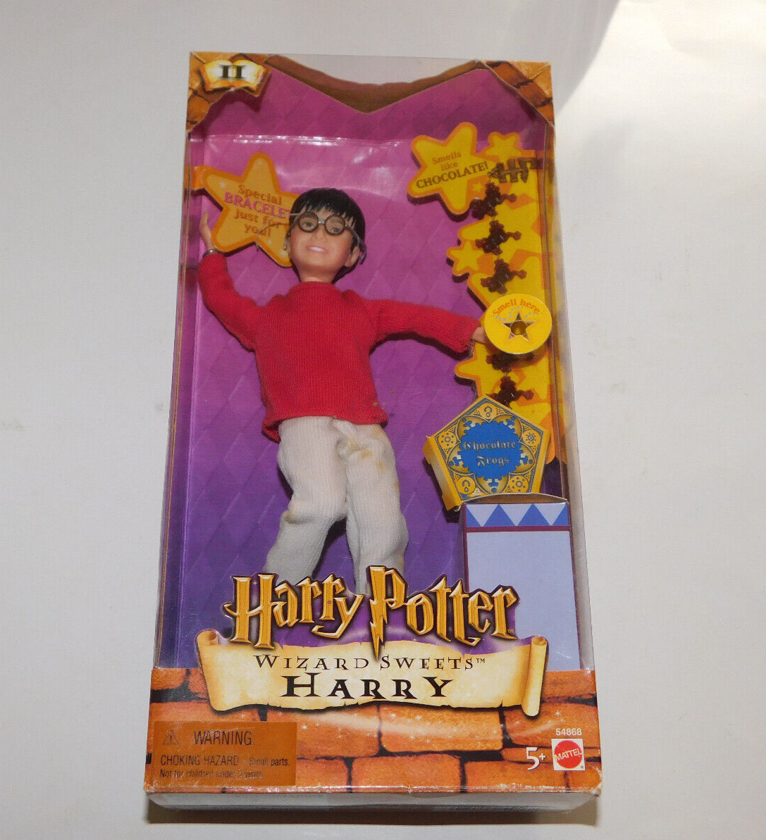 Mattel Harry Potter Wizard Sweets Original 2001 Harry Doll & Bracelet