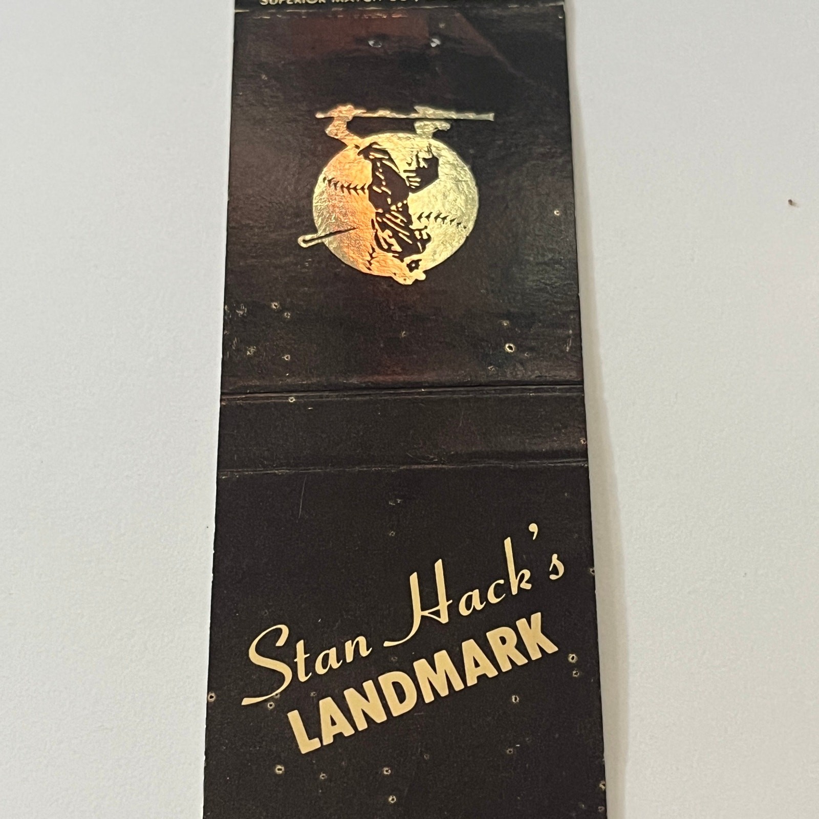 Stan Hack\'s Landmark Restaurant Grand Detour Vintage Matchbook Cover MM5-7