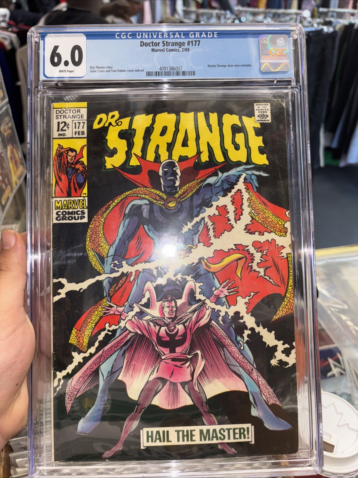 Dr Strange # 177 Graded CGC Feb 69’ White Pages