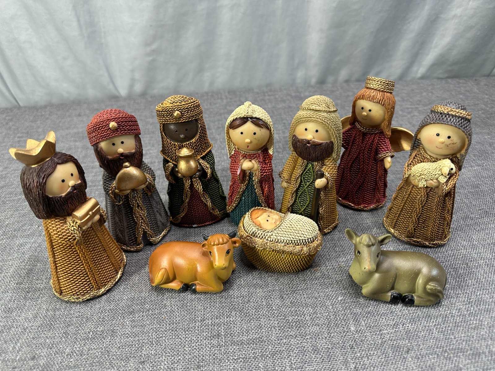 Christmas Holy Nativity Set, Nacimiento 11 Pc Costco Cute Nativity Set NICE