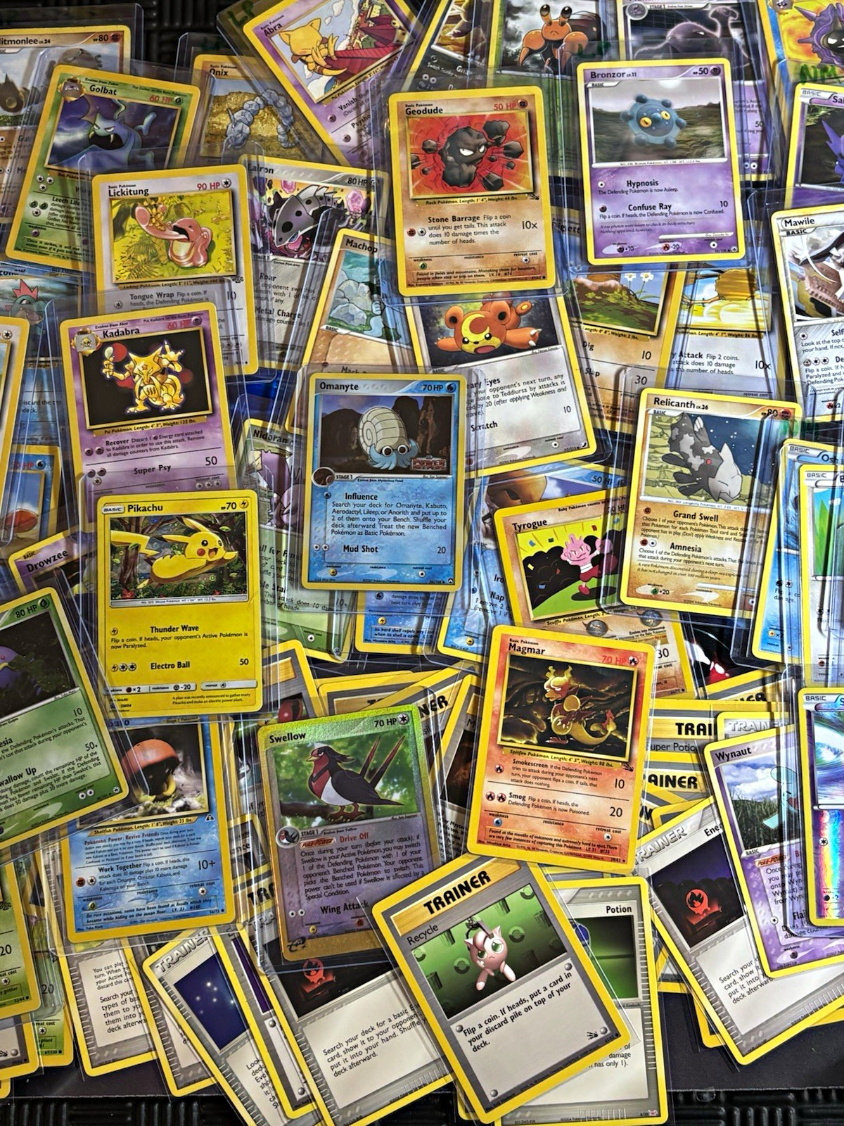 Huge Pokemon Vintage Lot Holo Promo Pikachu Stamped  WOTC Sleeved/Top-loaded